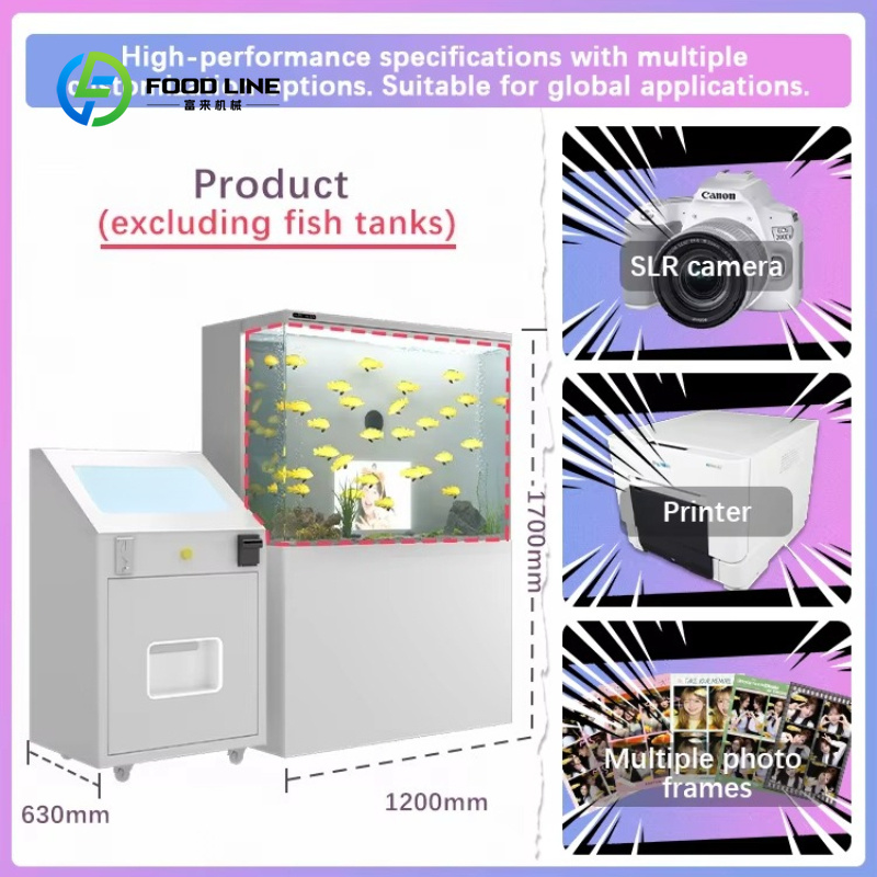 Commercial Photo Printing Kiosk - Customized AI-Powered Automatic Photo Booth, Instant