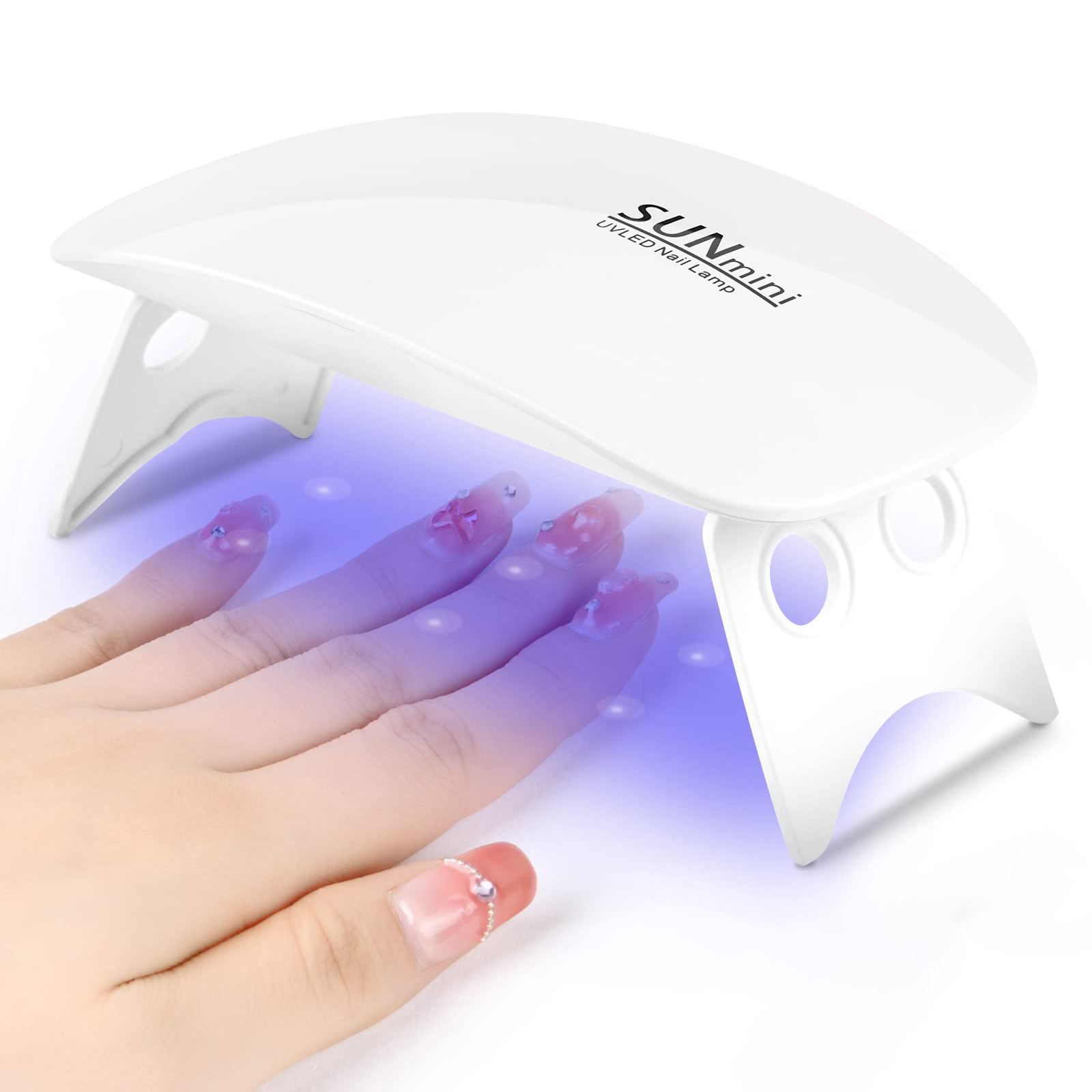 Portable 6 LED UV Nail Lamp 6W - Exposure Unit Uv 评论和价格