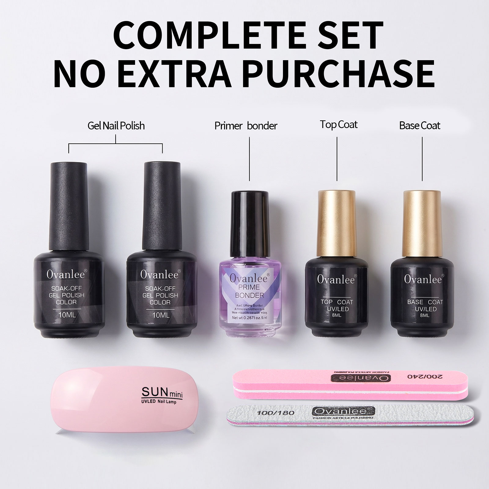 Gel Nail Polish Kit With UV Na - Exposure Unit Uv 评论和价格