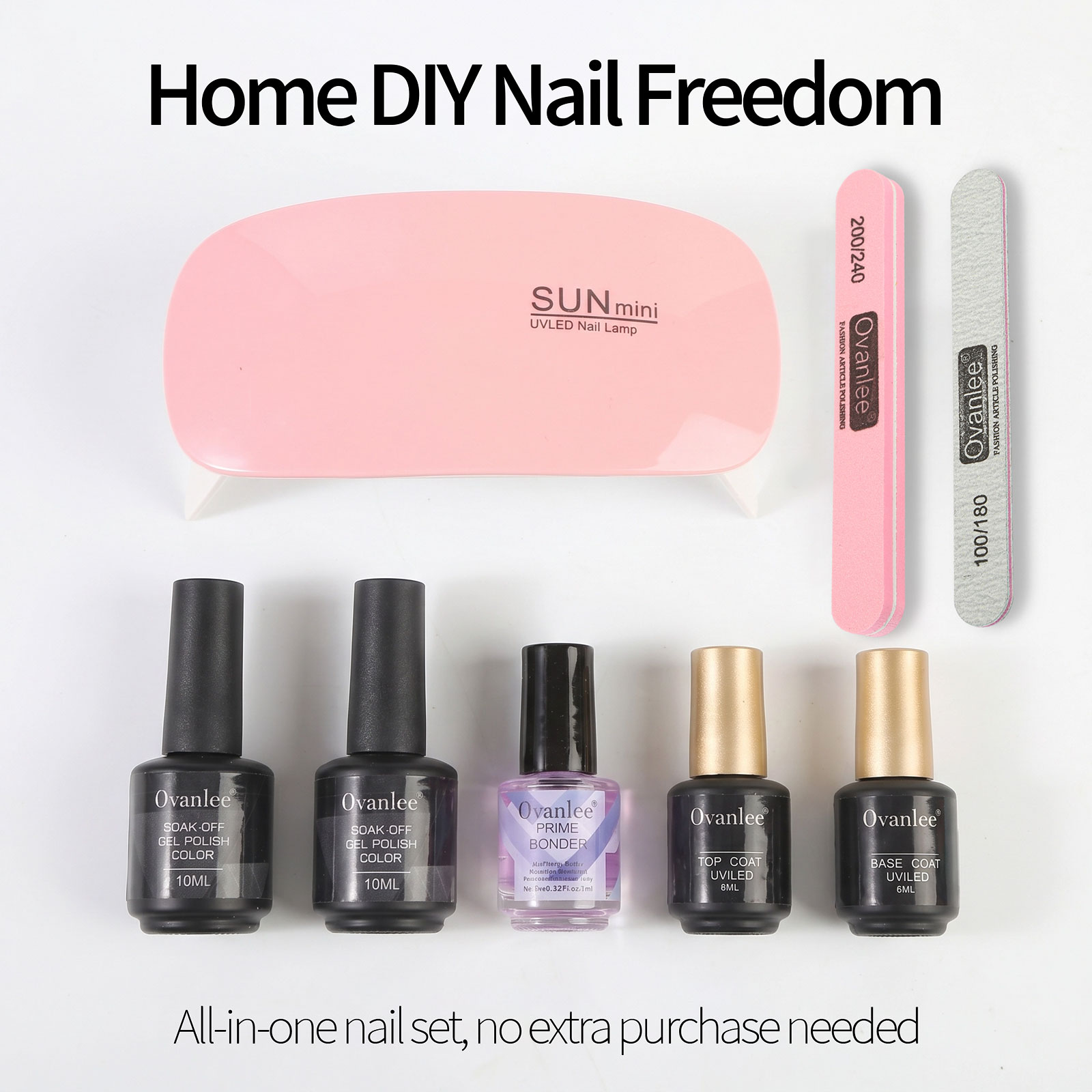 Gel Nail Polish Kit With UV Na - Exposure Unit Uv 评论和价格