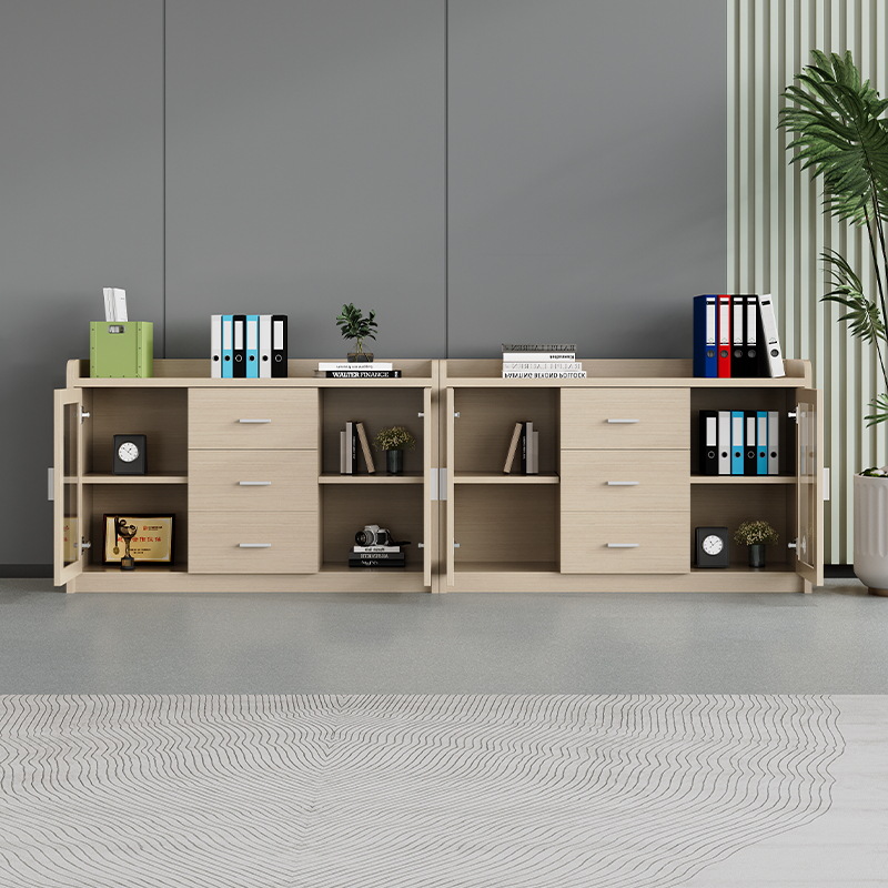 Wood File Cabinet with Door Of - Commercial Printer 评论和价格