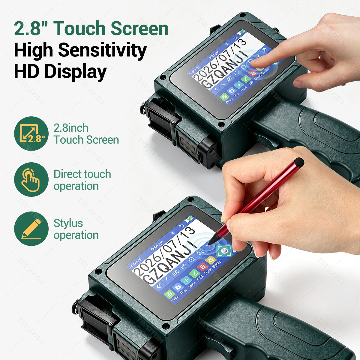Newly Upgraded 0.5Inch 12.7mm  - Commercial Printing Logo 评论和价格
